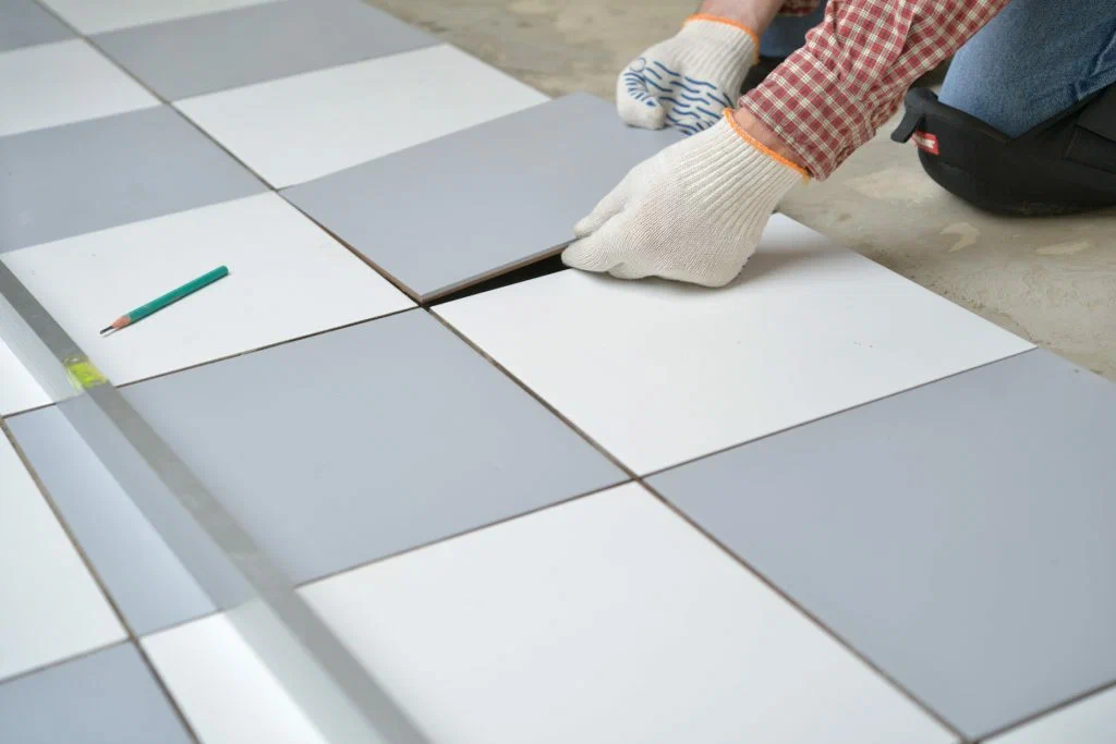 Tile installation